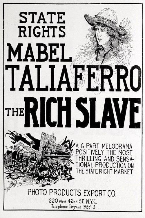 The Rich Slave 1921 official movie poster