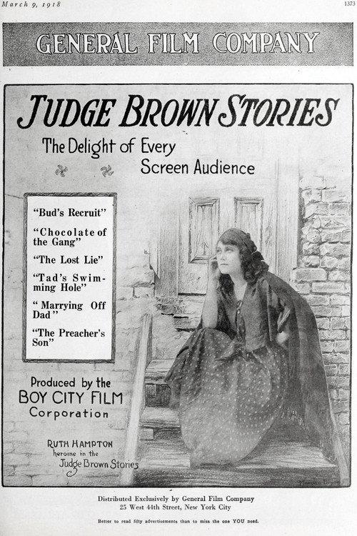 Tad's Swimming Hole 1918 official movie poster