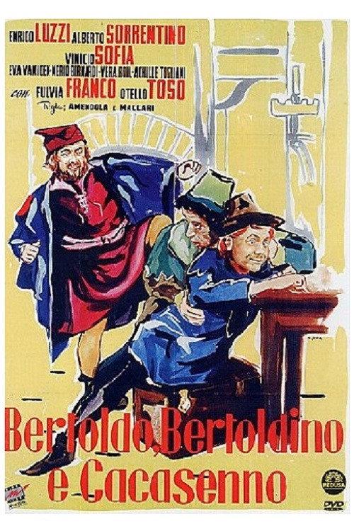 Bertoldo, Bertoldino and Cacasenno 1954 official movie poster
