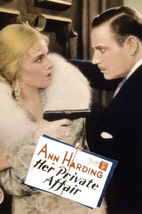 Her Private Affair 1929 official movie poster