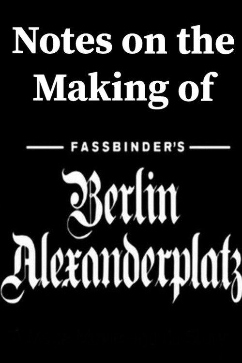 Notes on the Making of 'Berlin Alexanderplatz' 1980 official movie poster