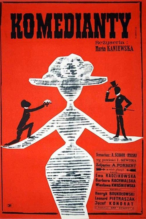 Komedianty 1962 official movie poster