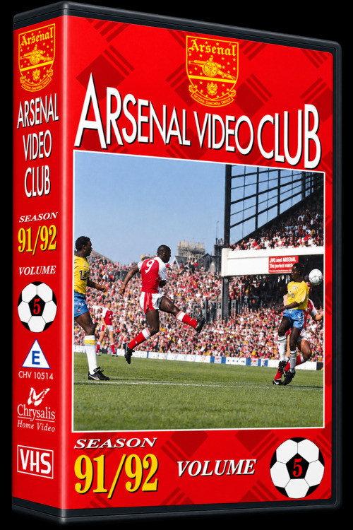 Arsenal F.C. Video Club - 1991-92 - Vol 5 1992 official movie poster