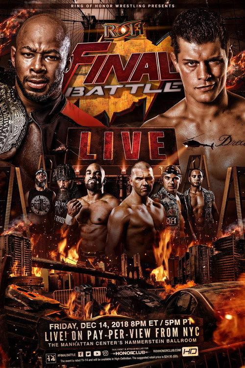 ROH Final Battle 2018 2018 official movie poster