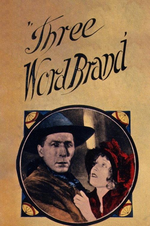 Three Word Brand 1921 official movie poster