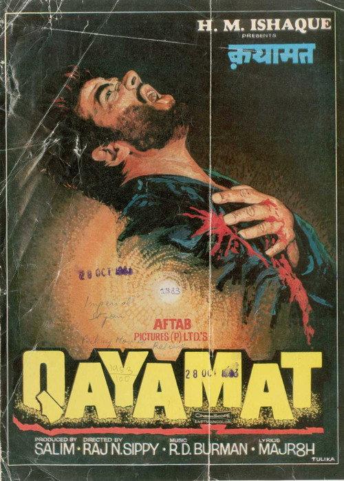 Qayamat 1983 official movie poster