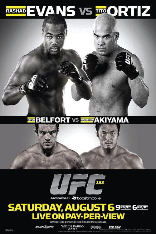 UFC 133: Evans vs. Ortiz 2011 official movie poster