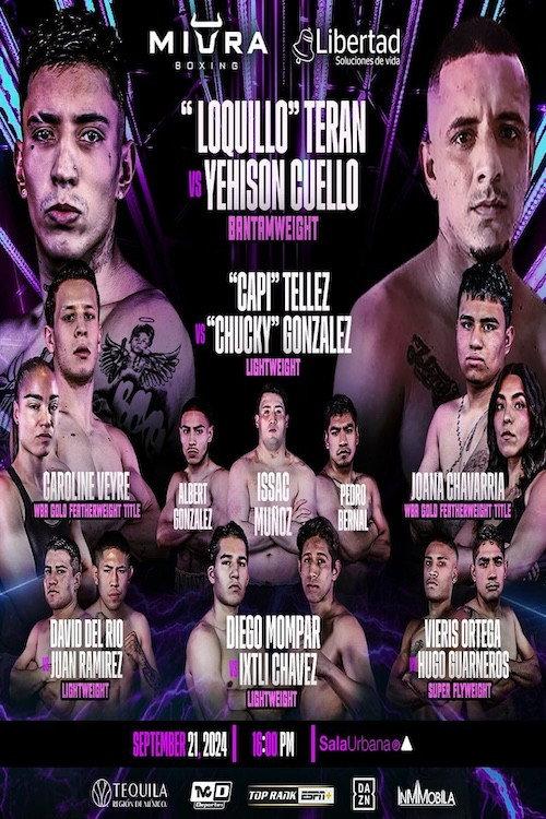 Andres Teran vs. Yehison Cuello 2024 official movie poster