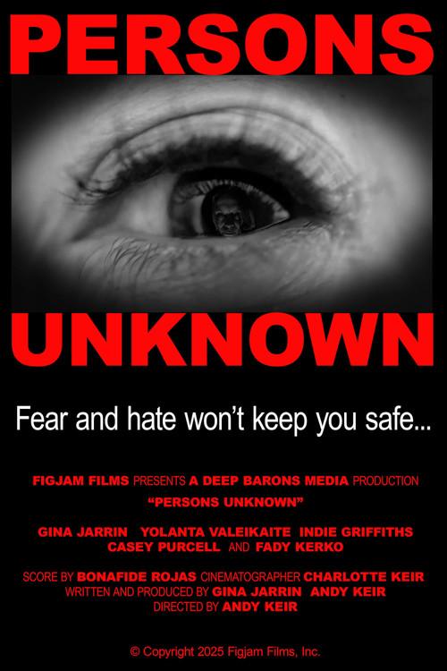 Persons Unknown 2025 official movie poster