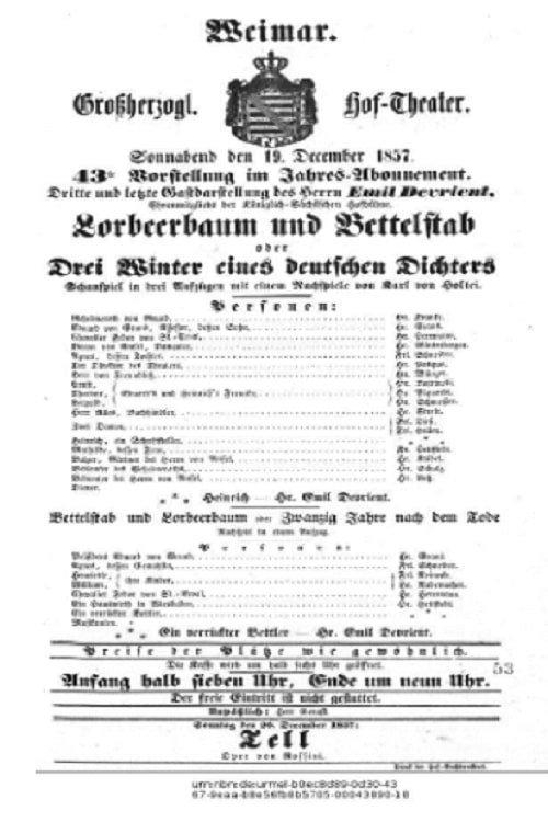 Lorbeerbaum und Bettelstab 1913 official movie poster