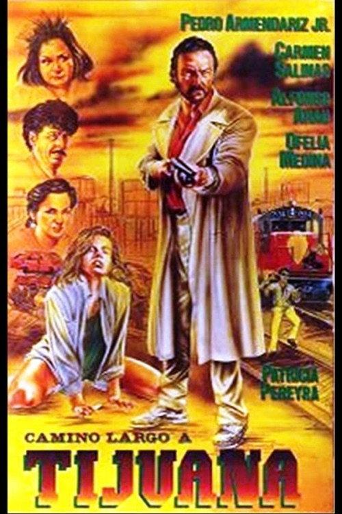 Camino largo a Tijuana 1991 official movie poster