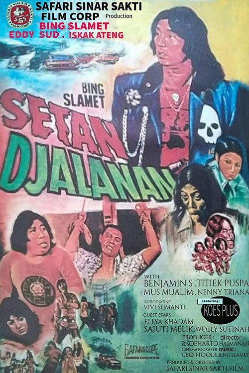 Bing Slamet Setan Djalanan 1972 official movie poster