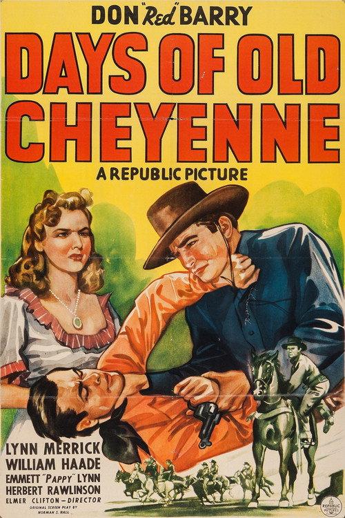 Days of Old Cheyenne 1943 official movie poster