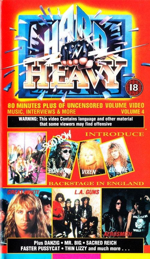 Hard 'N Heavy Volume 4 1989 official movie poster