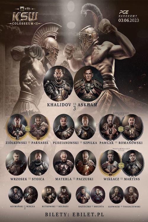 KSW 83: Colosseum 2 2023 official movie poster