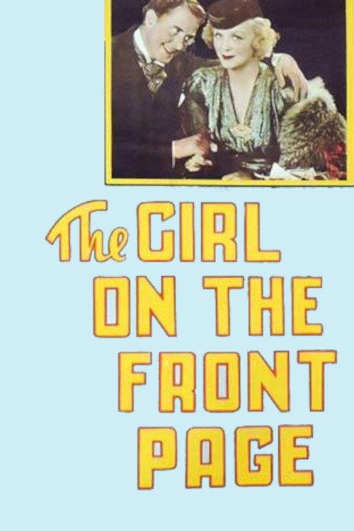 The Girl on the Front Page 1936 official movie poster