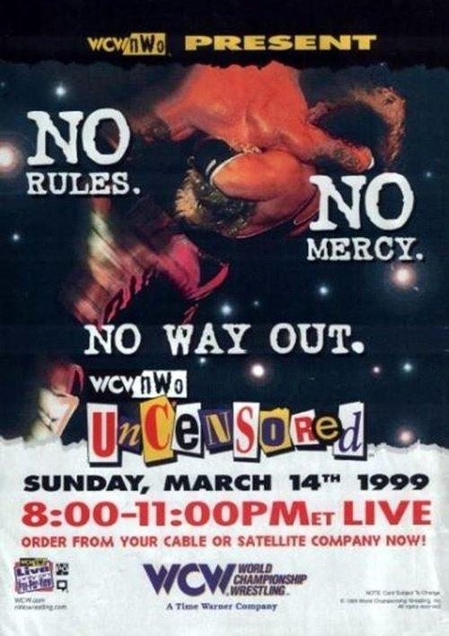 WCW Uncensored 1999 1999 official movie poster