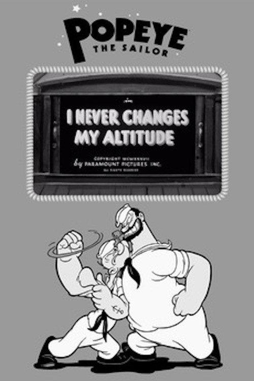 I Never Changes My Altitude 1937 official movie poster