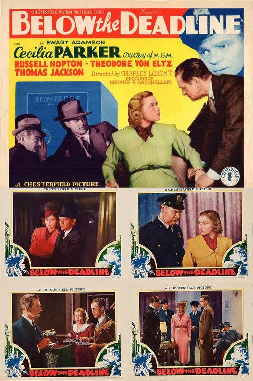 Below the Deadline 1936 official movie poster