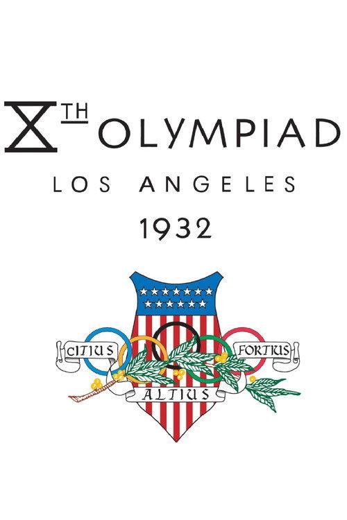 1932 Los Angeles Olympics 1932 official movie poster