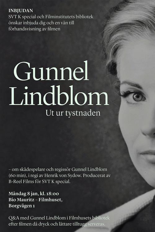 Gunnel Lindblom: Ut ur tystnaden 2018 official movie poster