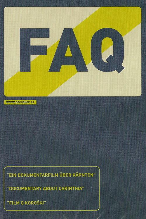 FAQ - Frequently Asked Questions 2005 official movie poster