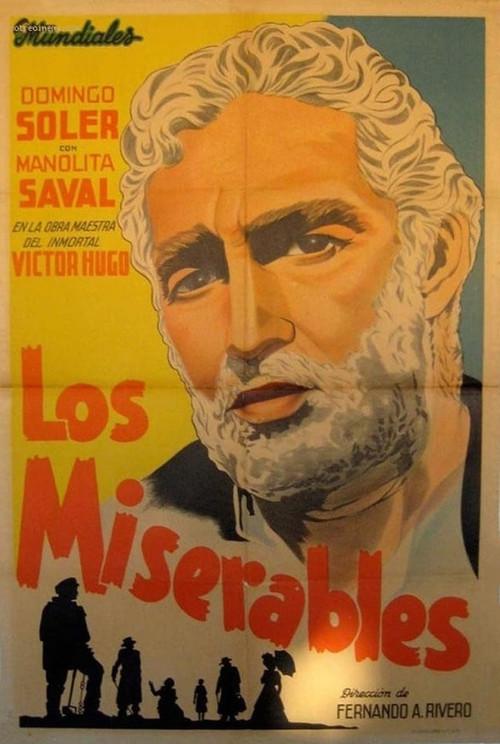Los miserables 1943 official movie poster