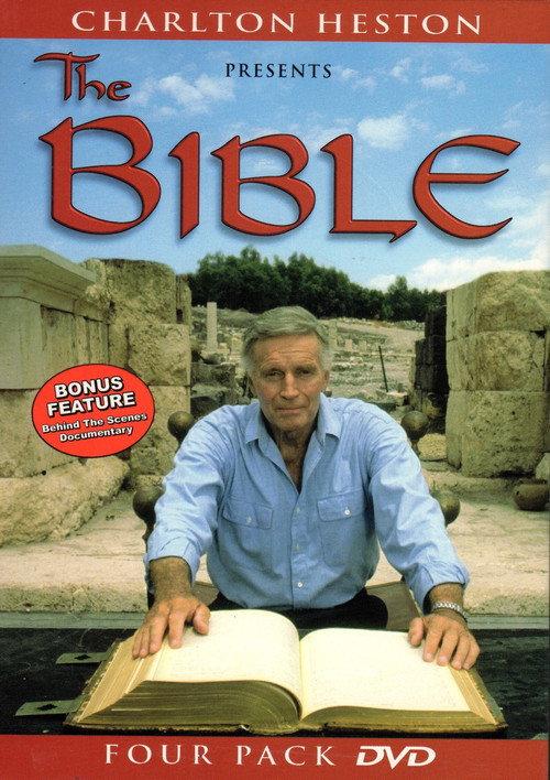 Charlton Heston Presents the Bible 1997 official movie poster