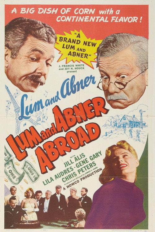 Lum and Abner Abroad 1956 official movie poster