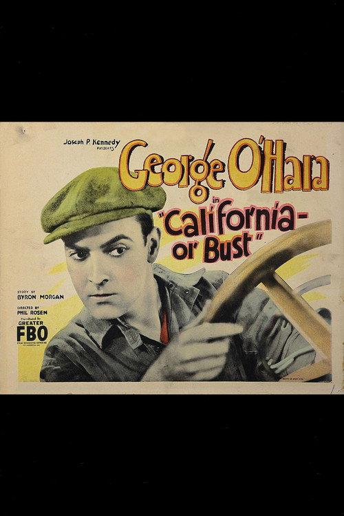 California or Bust 1927 official movie poster