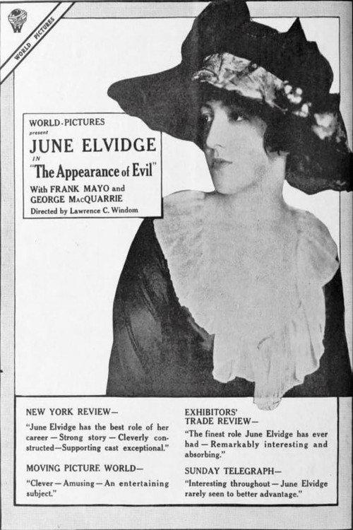 Appearance of Evil 1918 official movie poster