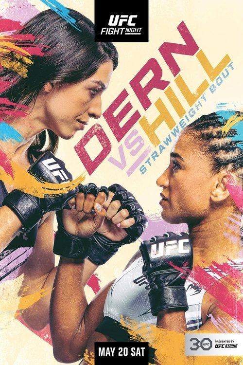 UFC Fight Night 223: Dern vs. Hill 2023 official movie poster