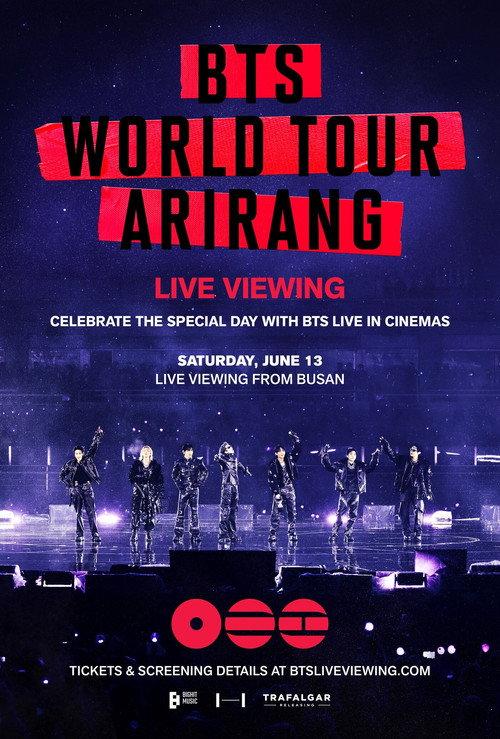 BTS WORLD TOUR [ARIRANG] in Busan 2026 official movie poster