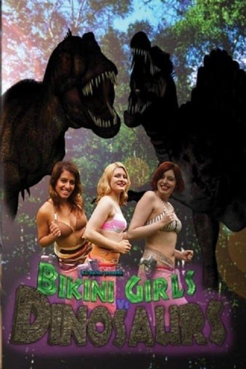 Bikini Girls vs Dinosaurs 2014 official movie poster