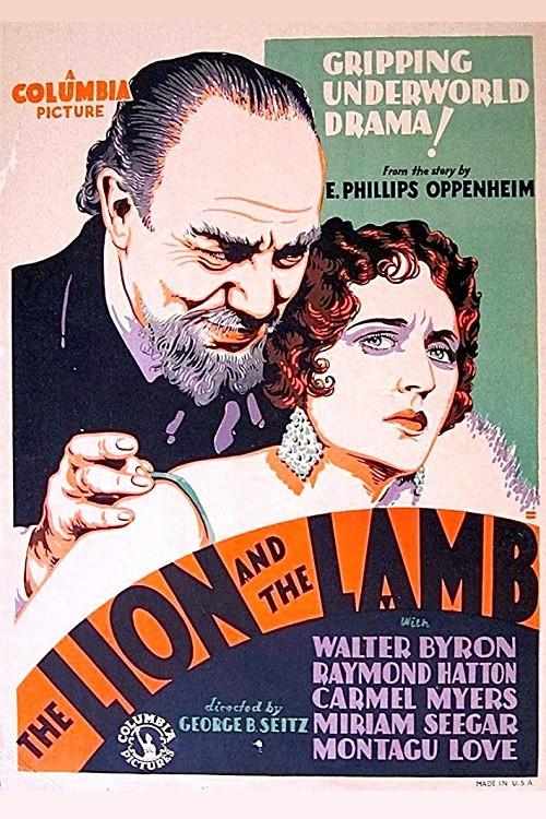 The Lion and the Lamb 1931 official movie poster
