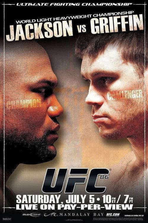 UFC 86: Jackson vs. Griffin 2008 official movie poster