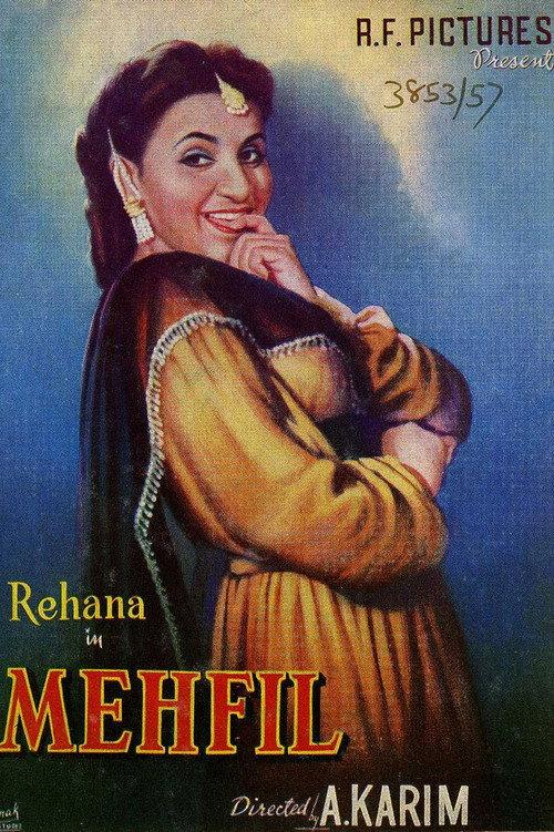 Mehfil 1957 official movie poster