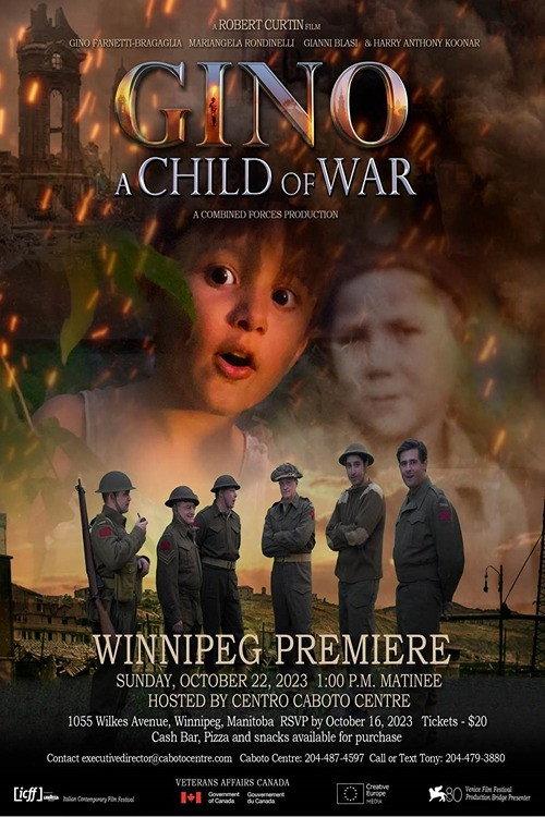 Gino: A Child of War 2023 official movie poster