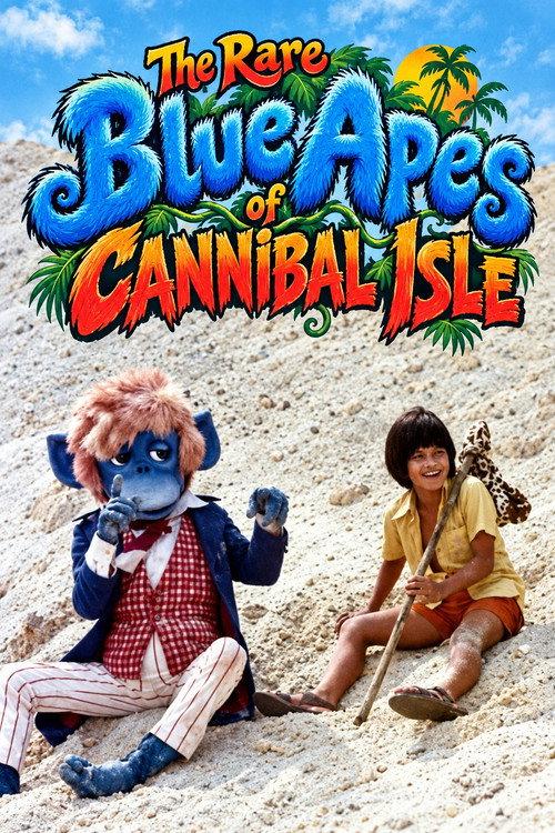 The Rare Blue Apes of Cannibal Isle 1974 official movie poster