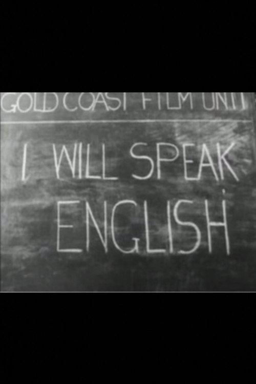 I Will Speak English 1954 official movie poster