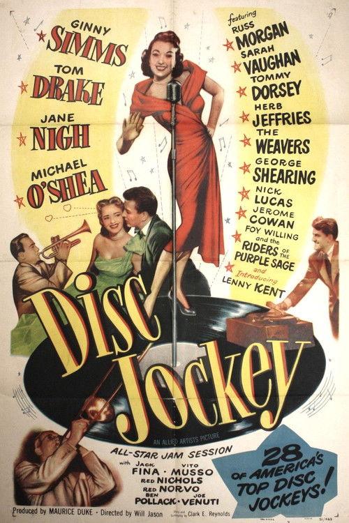 Disc Jockey 1951 official movie poster