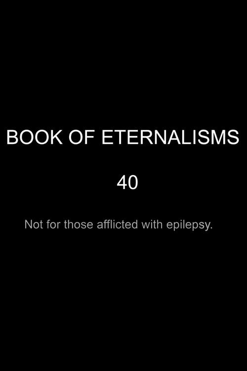 BOOK OF ETERNALISMS 40 2025 official movie poster