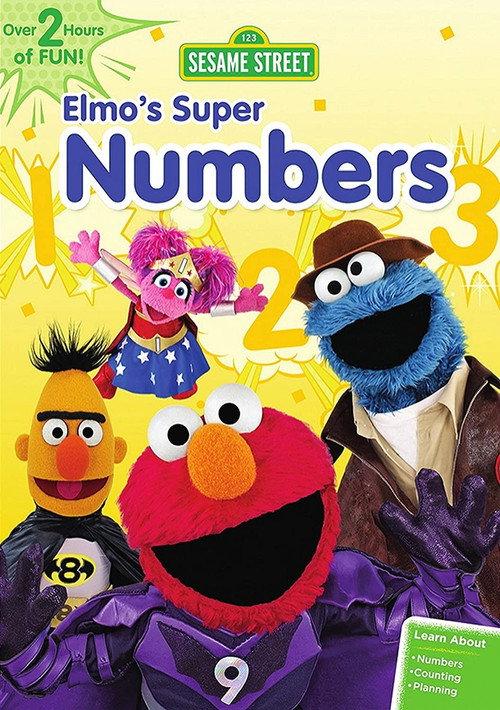 Sesame Street: Elmo's Super Numbers 2014 official movie poster