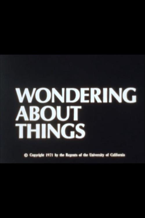 Wondering About Things 1971 official movie poster