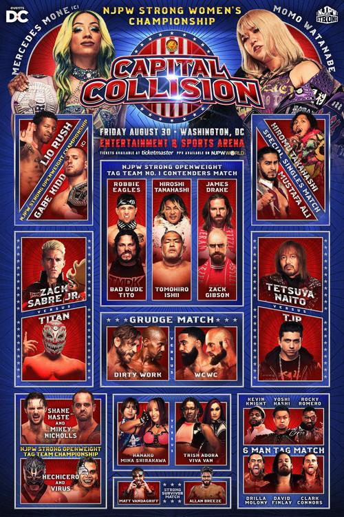 NJPW Capital Collision 2024 2024 official movie poster