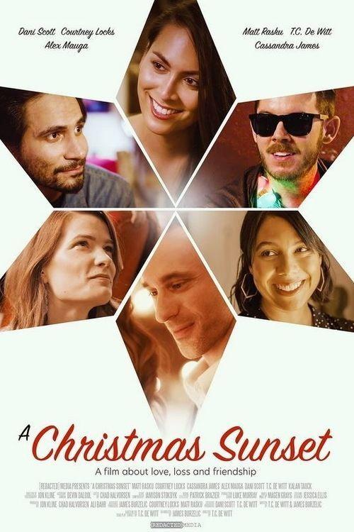 A Christmas Sunset 2021 official movie poster