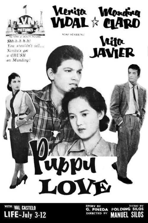 Puppy Love 1956 official movie poster