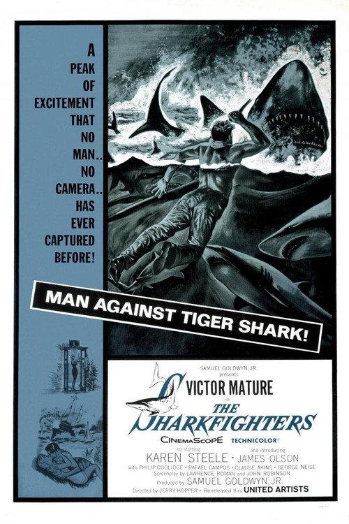 The Sharkfighters 1956 official movie poster