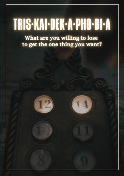 Triskaidekaphobia 2024 official movie poster