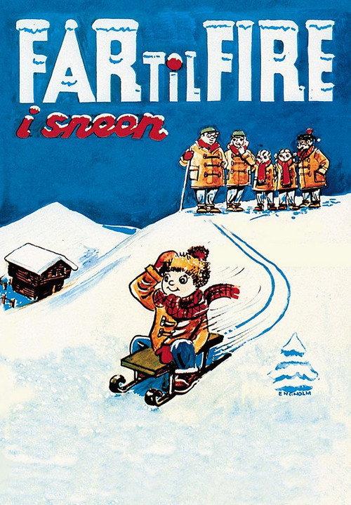 Father of Four: In the Snow 1954 official movie poster